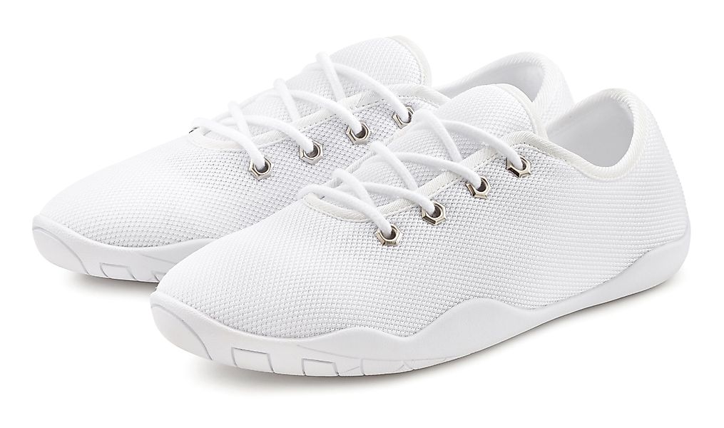 LASCANA Sneaker, mit ultraflache Sohle, superleicht, Schnürhalbschuhe, Unis günstig online kaufen