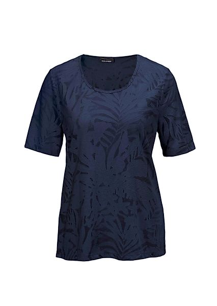 GOLDNER Kurzarmshirt "T-Shirt mit Ausbrenneroptik" hochwertige Ausbrennerwa günstig online kaufen