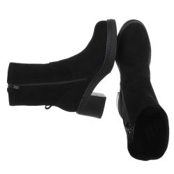 Ital-Design Elegante Ankle Boots mit Blockabsatz günstig online kaufen