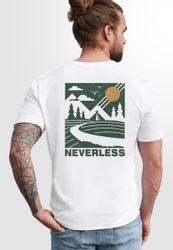 Neverless Print-Shirt Herren T-Shirt Backprint Berge günstig online kaufen