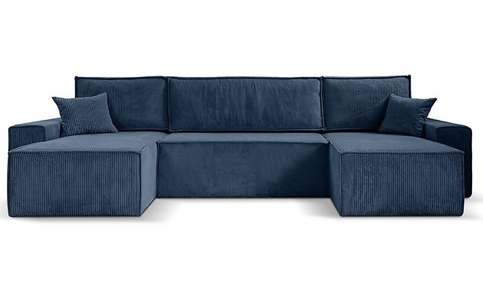 Beautysofa Ecksofa mit Bettkasten, im Cordstoff HEKTOR U, mit Schlaffunktio günstig online kaufen
