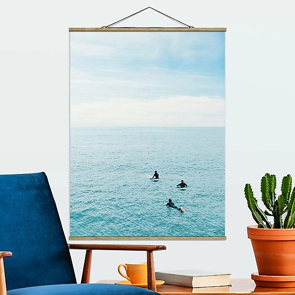 Stoffbild mit Posterleisten Meeresflaute günstig online kaufen