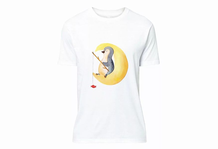 Mr. & Mrs. Panda T-Shirt Pinguin Mond - Weiß - Geschenk, müde, Gästezimmer, günstig online kaufen