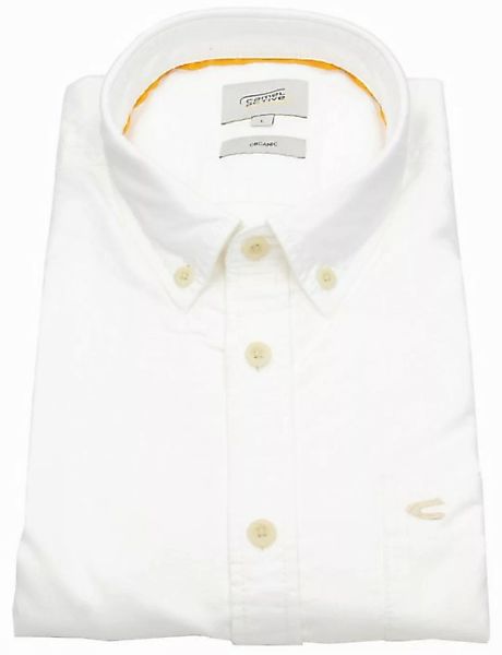 camel active Langarmhemd aus zertifiziertem Organic Cotton Button-Down günstig online kaufen