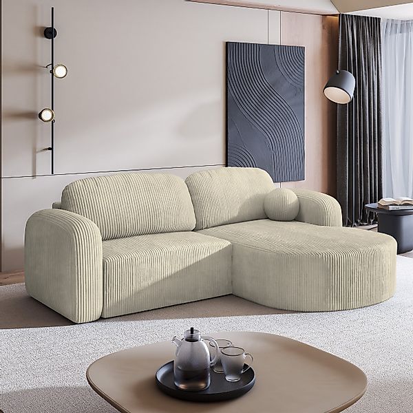 Masseno Ecksofa AMILIA mit Schlaffunktion L-Form, günstig online kaufen