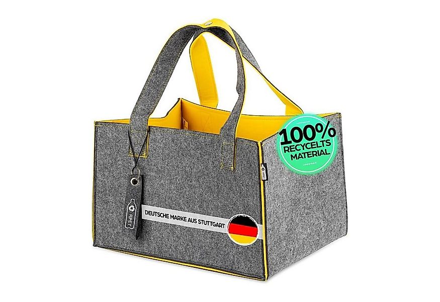 Tanndesign Einkaufskorb Einkaufs- & Kaminholzkorb Filz 31L, aus recycelten günstig online kaufen