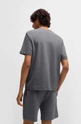 HUGO T-Shirt,Austin T-Shirt Waffelstruktur und Logo-Stickerei günstig online kaufen