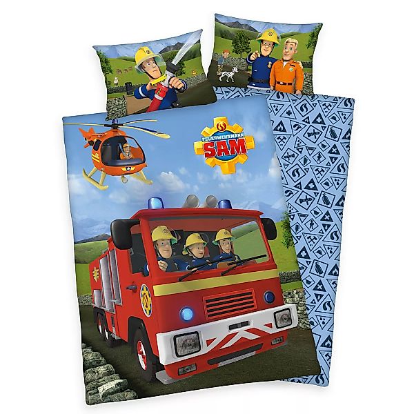 Feuerwehrmann Sam Babybettwäsche »Feuerwehrmann Sam«, (2 tlg.) günstig online kaufen
