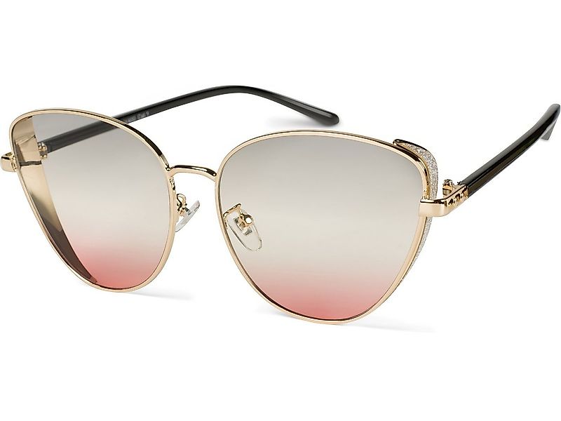 styleBREAKER Sonnenbrille Cateye Sonnenbrille mit Glitzer Side Shield (1-St günstig online kaufen