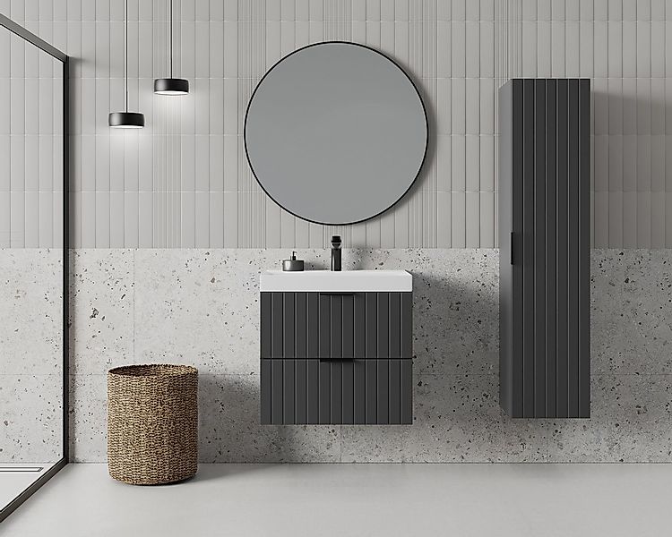 welltime Waschtisch HARMONY mit Waschbecken, Breite 60 oder 80cm, modernes günstig online kaufen