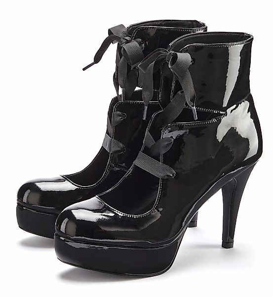 LASCANA Belle Affaire High-Heel-Sandalette "Stiefelette mit Plateau," Halbs günstig online kaufen