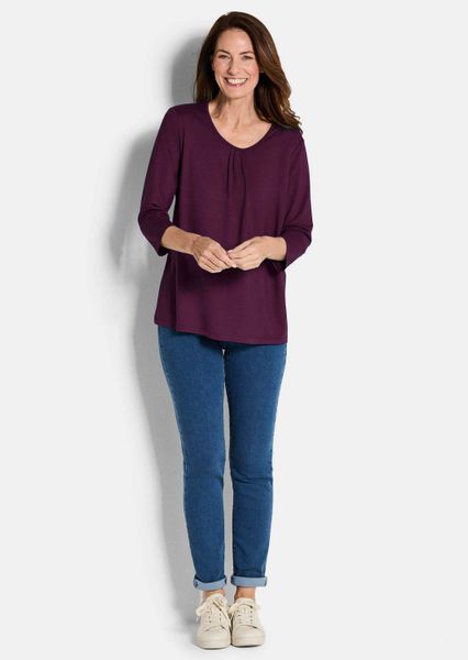 GOLDNER T-Shirt Viskose-Oberteil mit Halbarm Feminines günstig online kaufen
