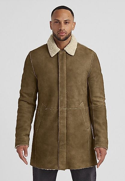 Milestone Ledermantel MSTabeo Herren Mantel Leder Trenchcoat klassisch in U günstig online kaufen