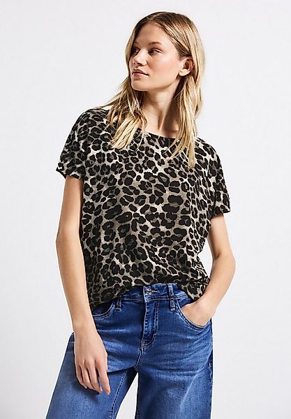 STREET ONE Print-Shirt mit Animal-Print günstig online kaufen