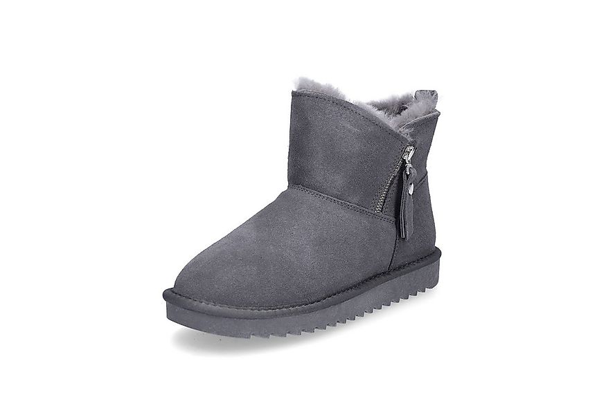 Ara Ara Damen Leder Boot grau Ankleboots günstig online kaufen