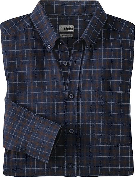 HENSON&HENSON Flanellhemd beidseitig aufgeraut für kaschmirweichen günstig online kaufen
