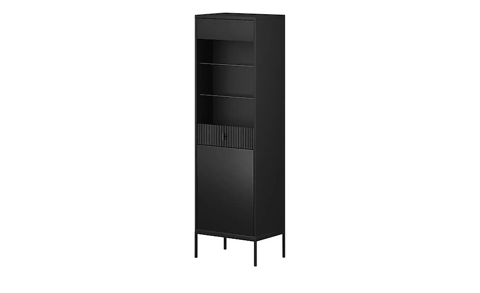 Vitrine  Maglione ¦ schwarz ¦ Maße (cm): B: 53,9 H: 175 T: 39.0 Schränke > günstig online kaufen