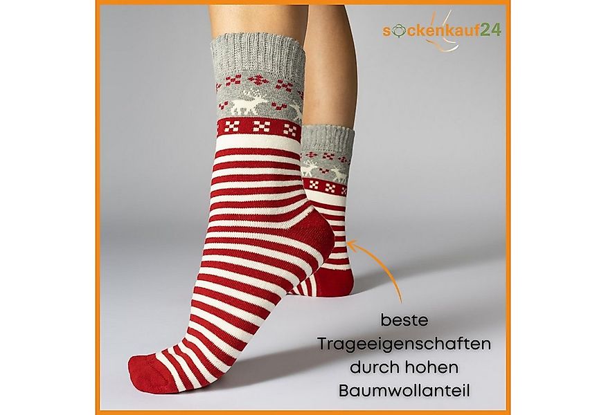 sockenkauf24 Thermosocken 6 oder 12 Paar Damen Wintersocken Damensocken mit günstig online kaufen