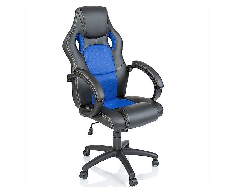 TRESKO Drehstuhl Racing Chefsessel Bürostuhl, Schreibtischstuhl, gepolstert günstig online kaufen