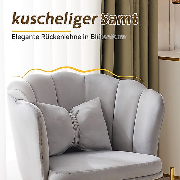 Merax Polsterstuhl mit Schleife Zierkissen (6 günstig online kaufen