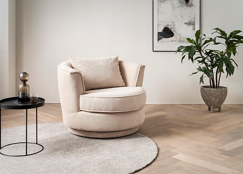 Home affaire Drehsessel "MAISIE, Lese-Sessel, Love Seat," trendige Stoffe M günstig online kaufen
