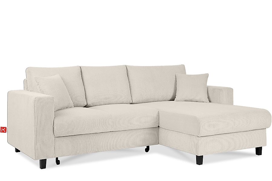 KONSIMO® Ecksofa Rechts Ecksofa EGRET, mit günstig online kaufen