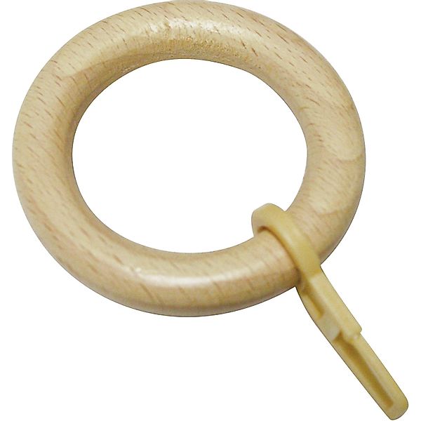 GARDINIA Gardinenring Lugano Holz, (10-St), Serie günstig online kaufen