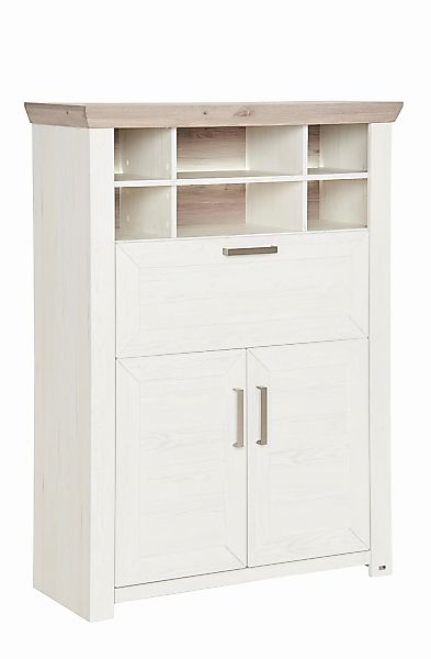 set one by Musterring Highboard "York", Typ 15, mit Holztüren und Klappe, B günstig online kaufen