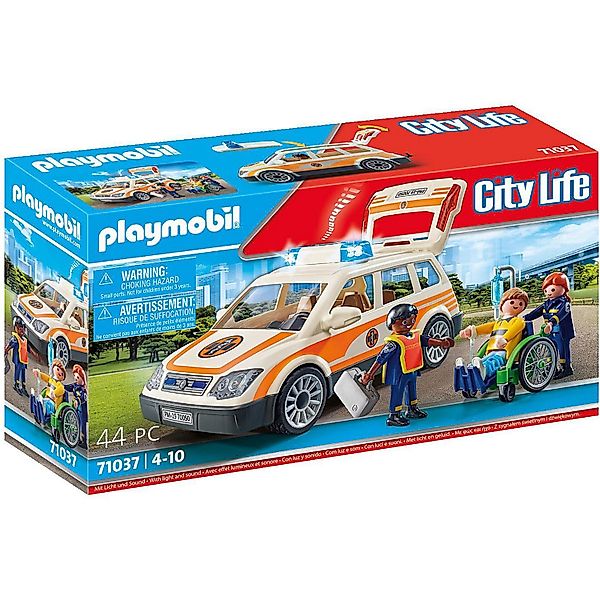 Playmobil® 71037 Notarzt-PKW Konstruktions-Spielset günstig online kaufen