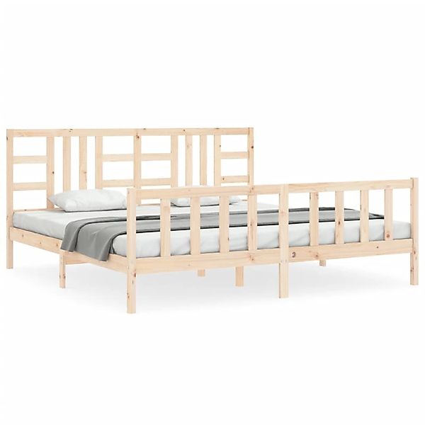 vidaXL Massivholzbett ohne Matratze 200x200 cm Kiefer 3191991 günstig online kaufen