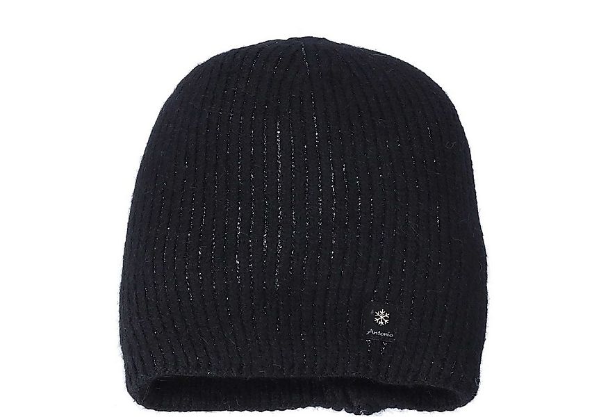 Antonio Strickmütze Antonio Winter Lady Hat Secret Glitter Beanie schwarz ( günstig online kaufen