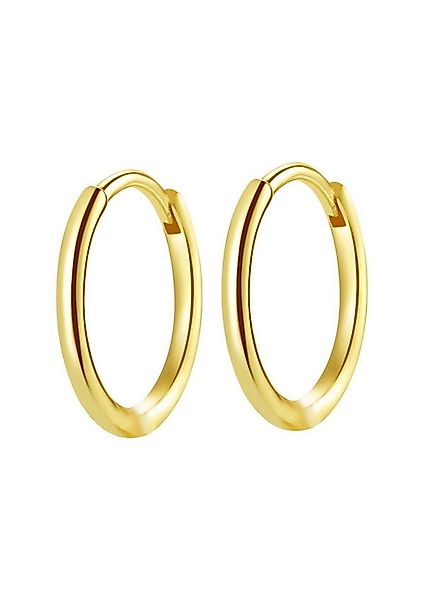 Hey Happiness Paar Creolen Silber Basic, stapelbar, Runde Herren Ohrringe S günstig online kaufen