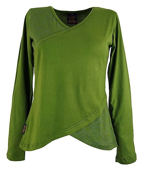 Longsleeve Langarmshirt Boho-chic - grün günstig online kaufen