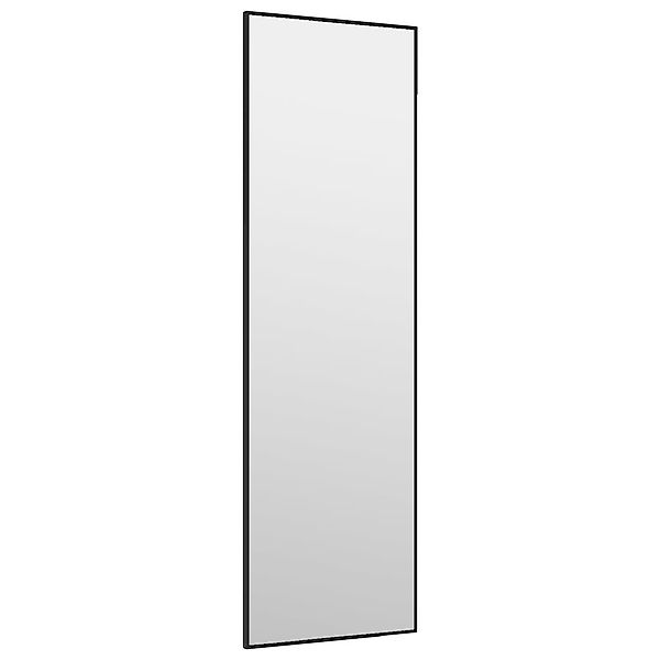 vidaXL Spiegel Türspiegel Schwarz 30x100 cm günstig online kaufen