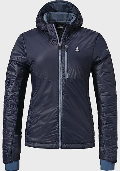 Schöffel Outdoorjacke "Ins Hybrid Black Raven L" mit Kapuze günstig online kaufen