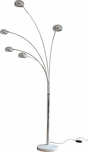 SalesFever Stehlampe »Hero« E14 1 Stk. 5 bewegliche Arme, Dimmschalter, ech günstig online kaufen