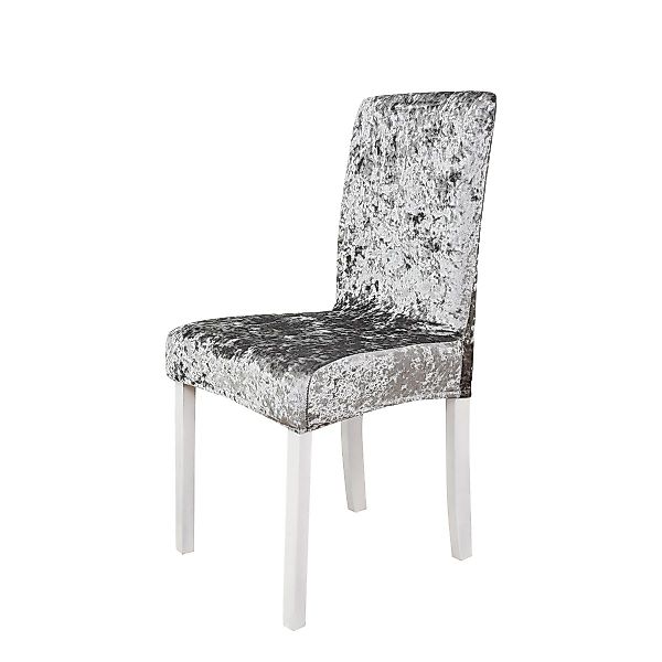 Rosnek Stuhlhusse Stuhlüberzug,Stretch Samt,für Hochzeit Esszimmer günstig online kaufen