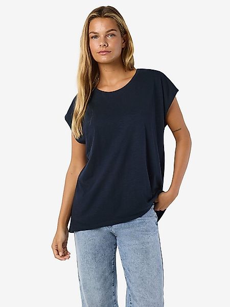 Noisy may Kurzarmshirt NMMATHILDE S/S LOOSE LONG TOP NOOS Baumwollmischung, günstig online kaufen