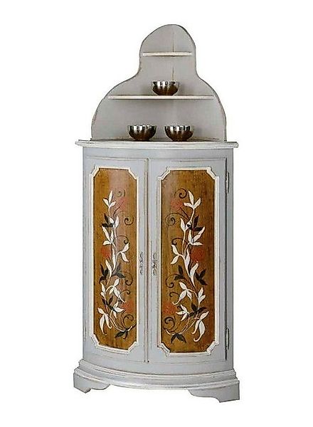 JVmoebel Kleiderschrank Landhaus Eckschrank Eckkommode Italienische Möbel S günstig online kaufen