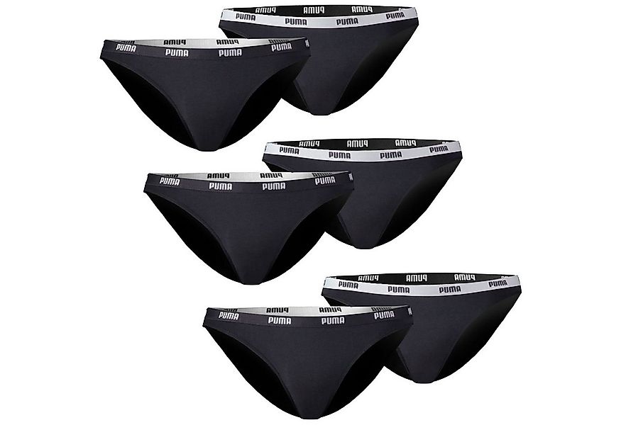 PUMA BODYWEAR Bikinislip Bikini Slip (Set, 6-St., 6er Pack) mit schmalem Lo günstig online kaufen