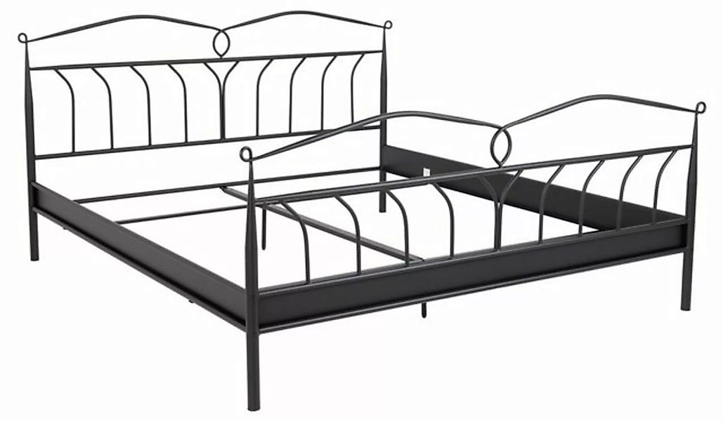 ebuy24 Bett Linax Bett Metall 180x200 cm, schwarz. (1-tlg) günstig online kaufen