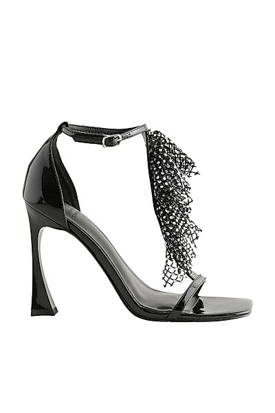 Next Forever Comfort® T-Steg-Sandaletten, Fransen High-Heel-Pumps günstig online kaufen