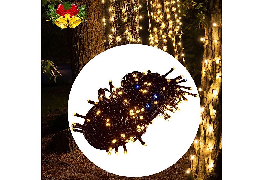 Qualra LED-Lichterkette 20M Weihnachtslichterkette 156/200LEDs Lichterkette günstig online kaufen