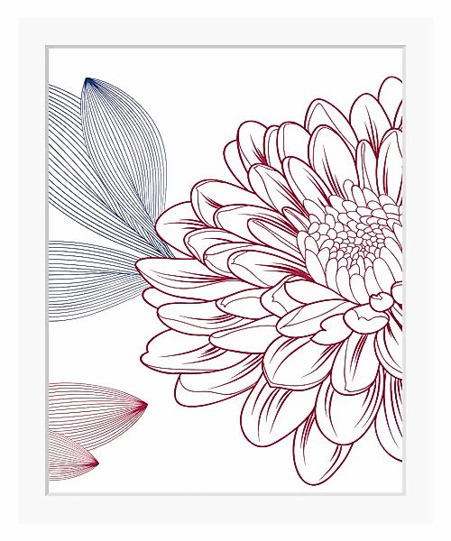 queence Bild »Lia«, Blumen, (Set), Blumen, gerahmt günstig online kaufen
