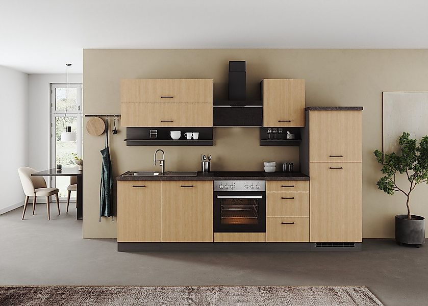 KOCHSTATION Küchenzeile KS-Frieda Breite 280 cm, wahlweise mit E-Geräten, m günstig online kaufen