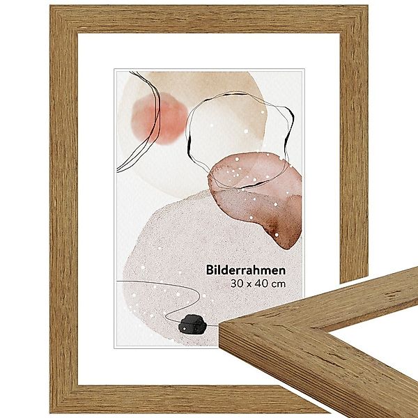 WANDStyle Bilderrahmen H750, Eiche-Optik, aus Massivholz günstig online kaufen