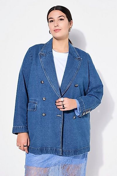 Studio Untold Blusenblazer Blazer Jeans Loose Shape Zweireiher günstig online kaufen