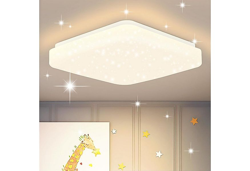 Nettlife LED Deckenleuchte Sternenhimmel Kinderzimmer 15W 21cm 3000K/4000K günstig online kaufen