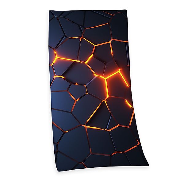 Herding Young Collection Strandtuch 3D-Effekt Lava günstig online kaufen