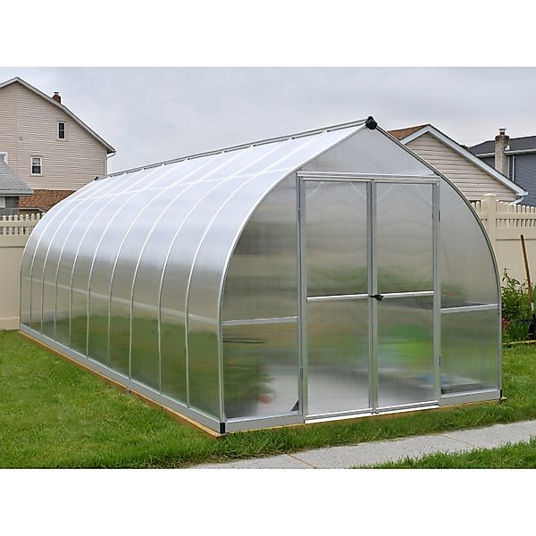 Palram - Canopia  Bella 6 x 2.4 Gewächshaus Silber Stegplatten günstig online kaufen